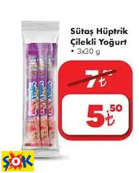SÜTAŞ HÜPTRİK ÇİLEKLİ YOĞURT
